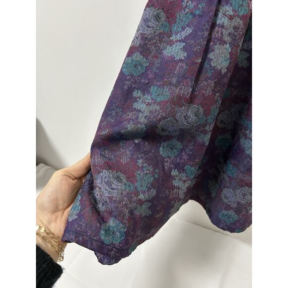 Free People Vintage Tapestry Mini Bustier Dress Vampire Diaries Size 0 Purple - Picture 2 of 9